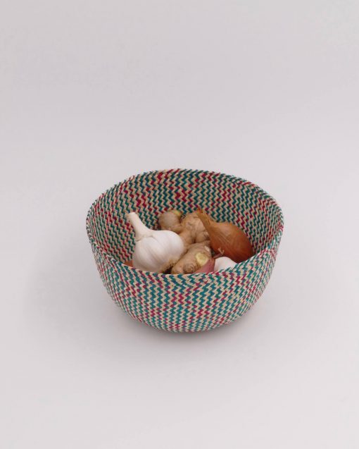 Small storage basket for dry food in the kitchen