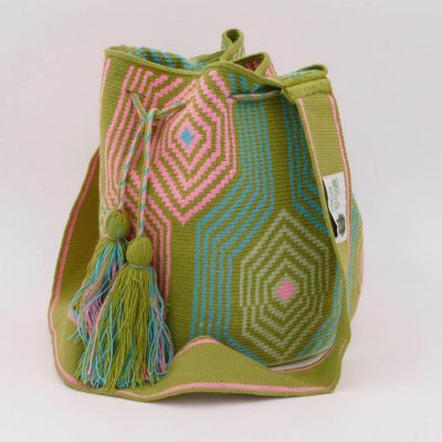 Von Einheimischen handgefertigte kolumbianische Tasche. Jedes Stück ist einzigartig