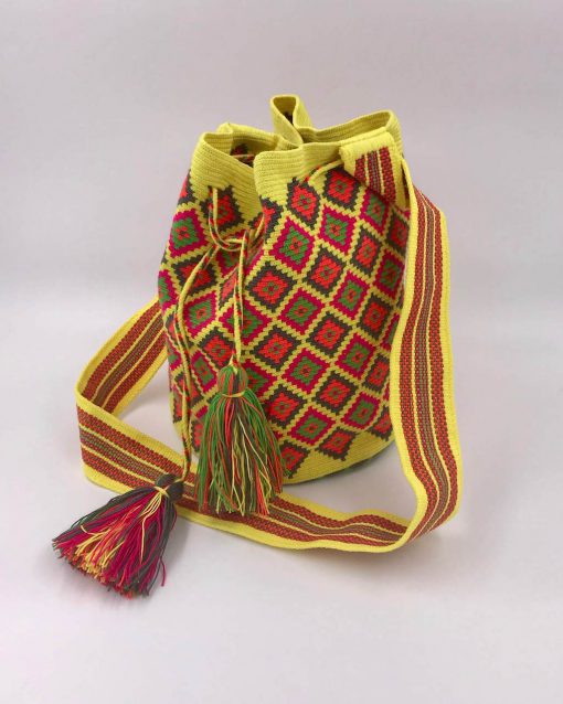 Multicolored Wayuu mochila