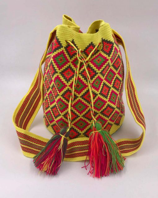 Authentische kolumbianische Wayuu Mochila Tasche