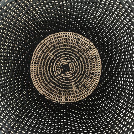 Gorgeous detail of this handwoven storage basket