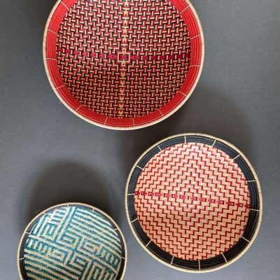 Balays are round plates handmade in Colombia using ancestral know-how