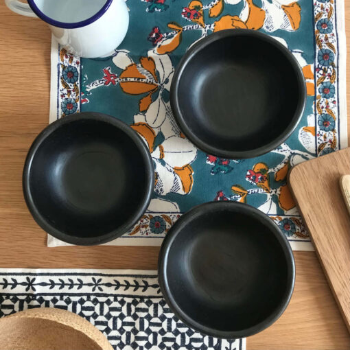 La Chamba black pottery bowl