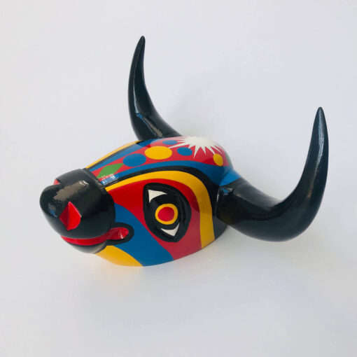 Wooden Bull Head Colombia