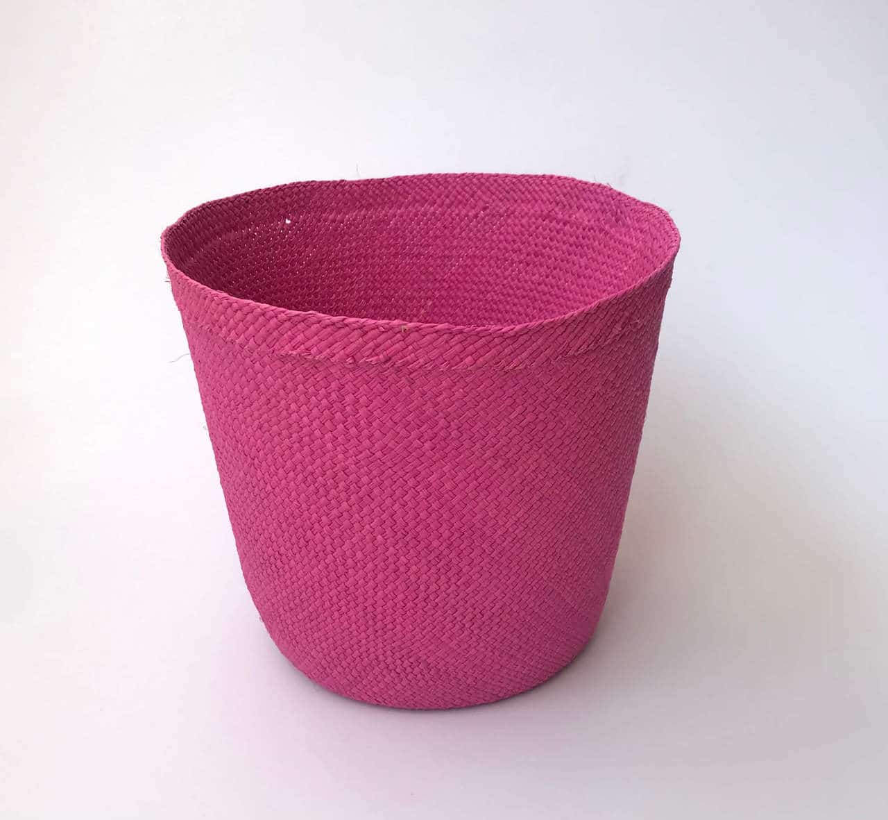  JanetBasket Plastic Basket with Cover-Pink