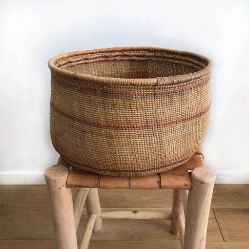 Handwoven colombian basket